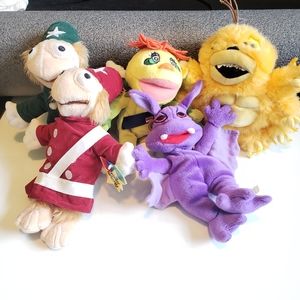 Lot of 5 Sid & Marty Crofft Plush Plushies!